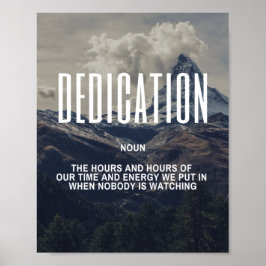 Inspirerend Citaat op bestemming Poster