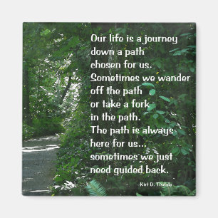 Inspirerend Citaat op een Magnet van de Weg van he Magneet