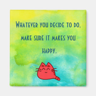 Inspirerend citaat over Geluk Magneet