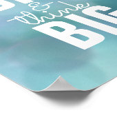 inspirerend citaat poster droom groot denken groot (Hoek)