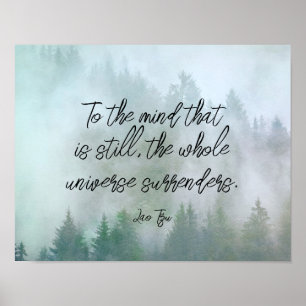 inspirerend citaat poster Lao Tzu over slechte pij