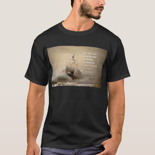 Inspirerend citaat van St. Thomas More T-shirt (Voorkant)