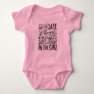 Inspirerend citaat voor Sterke Brave Girl Fighter Romper