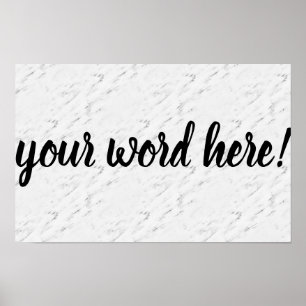 Inspirerend citaat Woord van het Jaar Poster