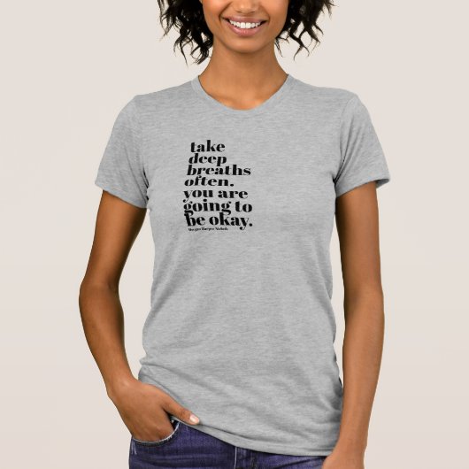 Inspirerend citaatshirt t-shirt (Voorkant)