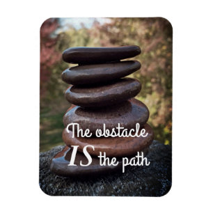 Inspirerend citaten Motivatie woorden Zen Stones Magneet