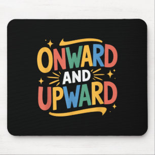 Inspirerend citaten versterken, voorwaarts en opwa muismat