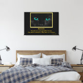 Inspirerend citaten voor dieren 8 canvas afdruk (Insitu (Slaapkamer))