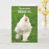 Inspirerend CRUSH IT-kanker Kaart (Gele Bloem)