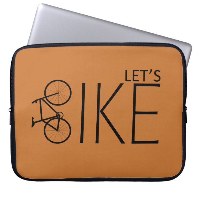 inspirerend cycluscitaten laptop sleeve (Voorkant)