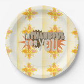 Inspirerend Dankbaar voor je Borden Papieren Bordje (Voorkant)