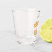 Inspirerend dankbaarheid typografie citaten shot glas (Links)