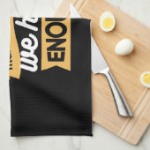 Inspirerend dankbaarheid typografie citaten theedoek (Quarter Fold)