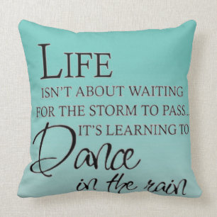 Inspirerend DANS IN DE REGEL Kussen