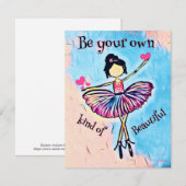 Inspirerend danserballet Kaart Personaliseer deze (Voorkant / Achterkant)