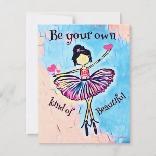 Inspirerend danserballet Kaart Personaliseer deze