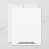 Inspirerend danseres ballet Kaart personaliseer de (Achterkant)