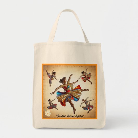 "Inspirerend dansritmes" Tote Bag (Voorkant)