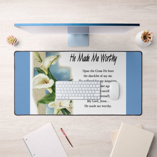 Inspirerend dat hij me waardig maakte bureaumat (Kantoor 1)