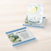 Inspirerend dat hij me waardig maakte glazen onderzetter (Schuin)