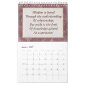 Inspirerend denkbeelden kalender (Mar 2027)