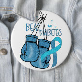 Inspirerend diabetesbewustzijn/ondersteuning ronde button 6,0 cm (In situ)