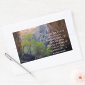 Inspirerend Doelstellingen instellen Rechthoekige Sticker (Envelop)