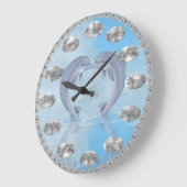 Inspirerend DOLPHIN LOVERS Clock GIFT Grote Klok (Hoek)