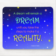 Inspirerend Dream Quote Mousepad