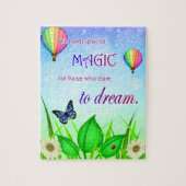 Inspirerend Dream Quote Puzzel met geschenkdoos Legpuzzel (Verticaal)