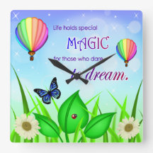 Inspirerend Dream Quote Wall Clock