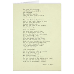 Inspirerend Echte schrijfmachine Citaat Kahlil Gib