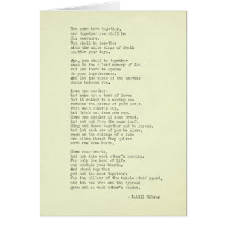 Inspirerend Echte schrijfmachine Citaat Kahlil Gib