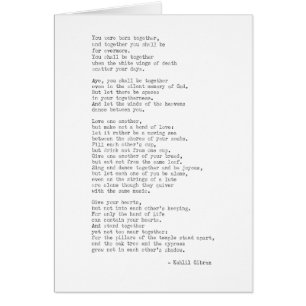 Inspirerend Echte schrijfmachine Citaat Kahlil Gib