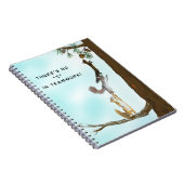 Inspirerend eekhoorntje Notitieboek (Rechterzijde)