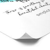 Inspirerend Eenvoudig 'artistiek ontwerp' 8x10 Pos Poster (Hoek)