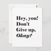 Inspirerend en bemoedigende offerte briefkaart (Voorkant / Achterkant)