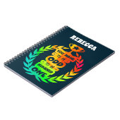 Inspirerend en kleurrijk notitieboek (Linkerzijde)