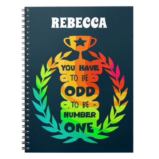 Inspirerend en kleurrijk notitieboek (Voorkant)