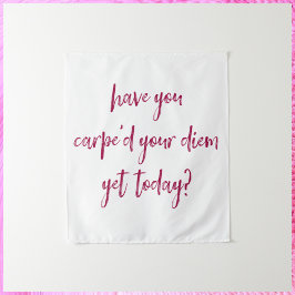 Inspirerend en krachtig Carpe Diem Wandkleed