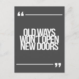 Inspirerend en motivatie koersen briefkaart