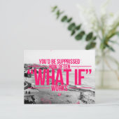 Inspirerend en motivatie koersen briefkaart (Staand voorkant)