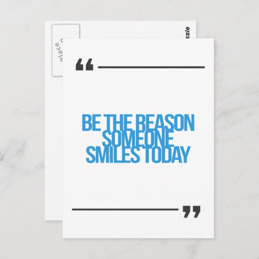 Inspirerend en motivatie koersen briefkaart (Voorkant / Achterkant)