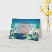 Inspirerend en motivatie koersen kaart (Gele Bloem)