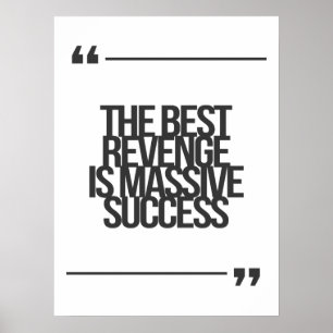 Inspirerend en motivatie koersen poster
