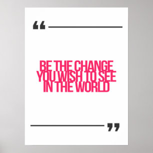 Inspirerend en motivatie koersen poster