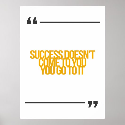 Inspirerend en motivatie koersen poster (Voorkant)