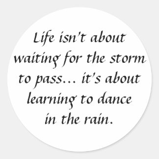 Inspirerend en motivatie koersen ronde sticker