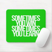 Inspirerend en motivatie noteringen muismat (Met muis)