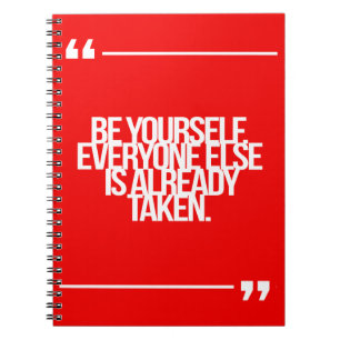 Inspirerend en motivatie noteringen notitieboek